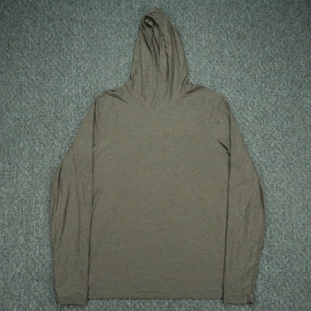 Vuori Hoodie Mens Medium Green Strato Tech Long Sleeve Stretch Pullover